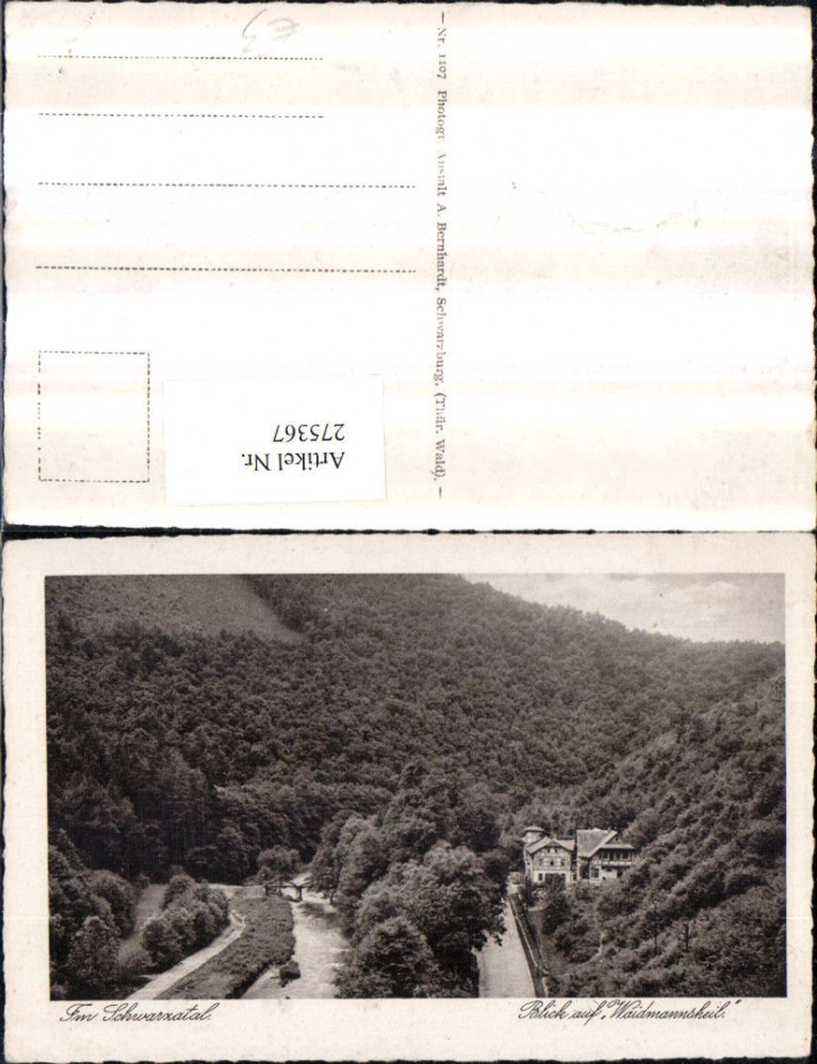 275367,Im Schwarzatal Blick auf Waidmannsheil