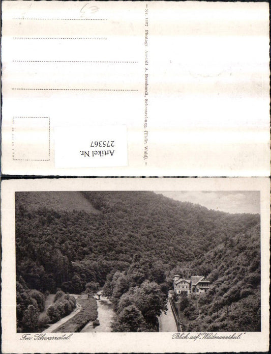 275367, In the Schwarzatal, view of Waidmannsheil