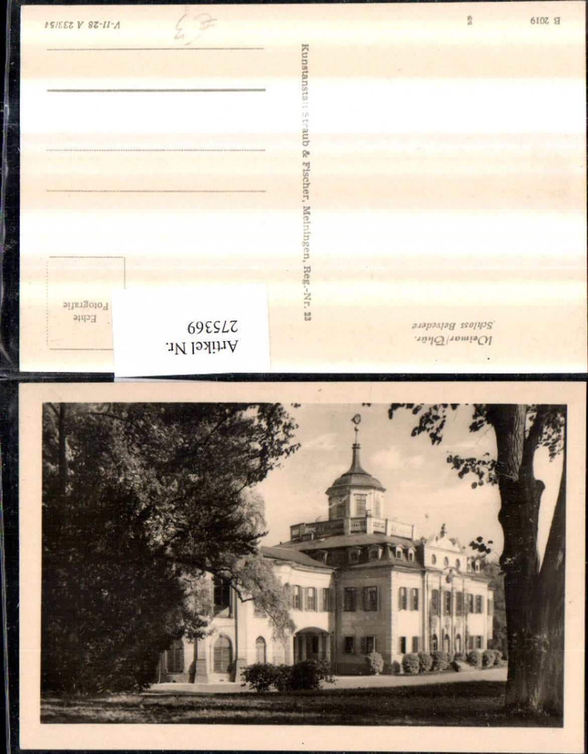 275369, Weimar Belvedere Palace