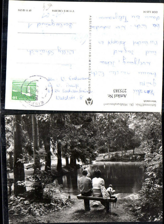 275383,Schirnrod in Thüringen Werrateich Teich