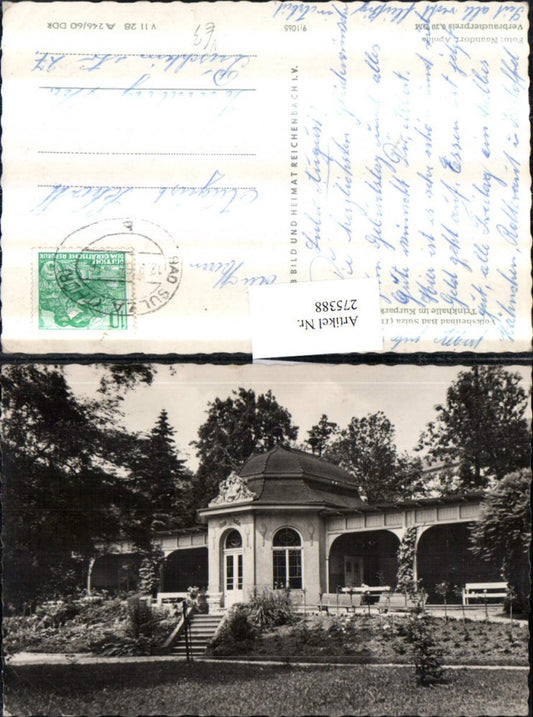 275388,Bad Sulza Trinkhalle im Kurpark pub VEB 9/1065