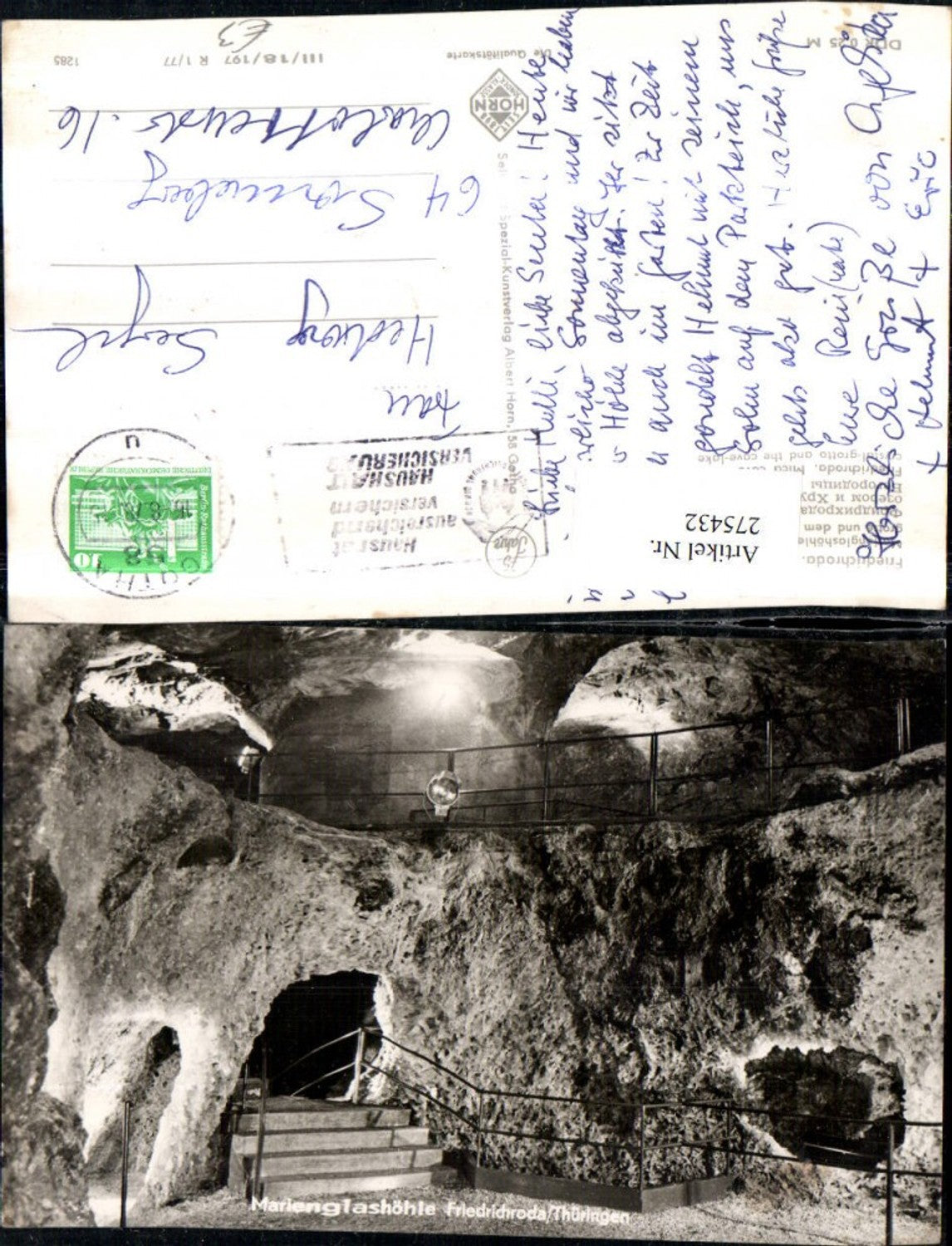 275432,Friedrichroda in Thüringen Marienglashöhle Höhle
