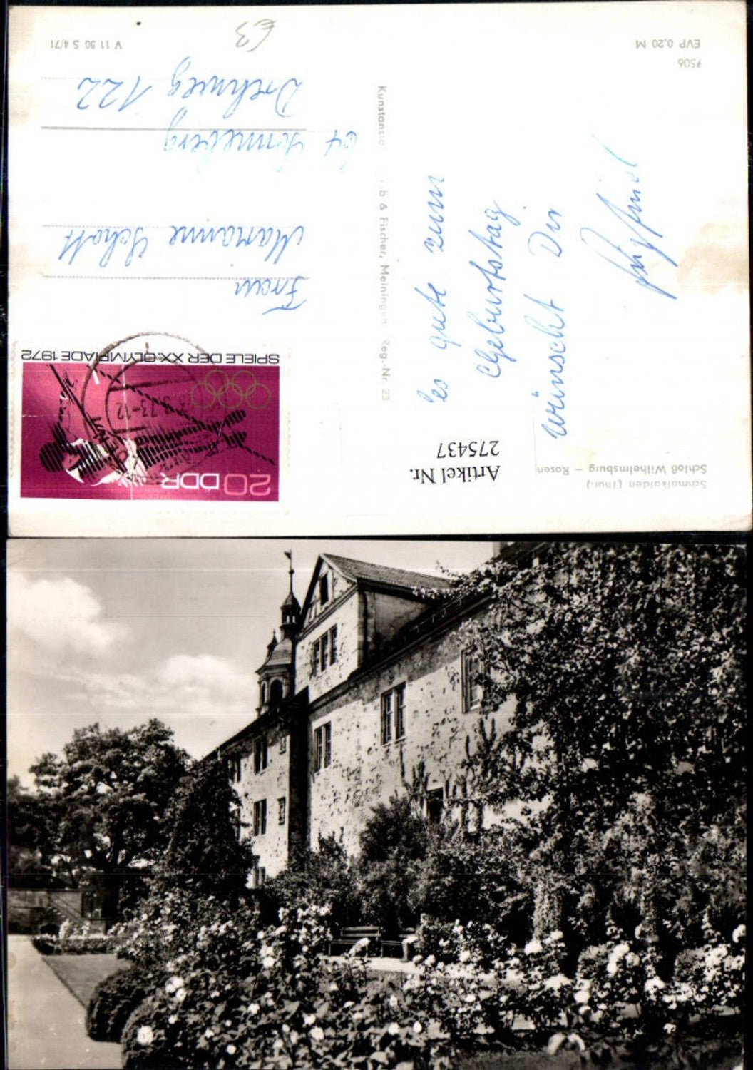 275437, Schmalkalden Wilhelmsburg Castle Rose Garden