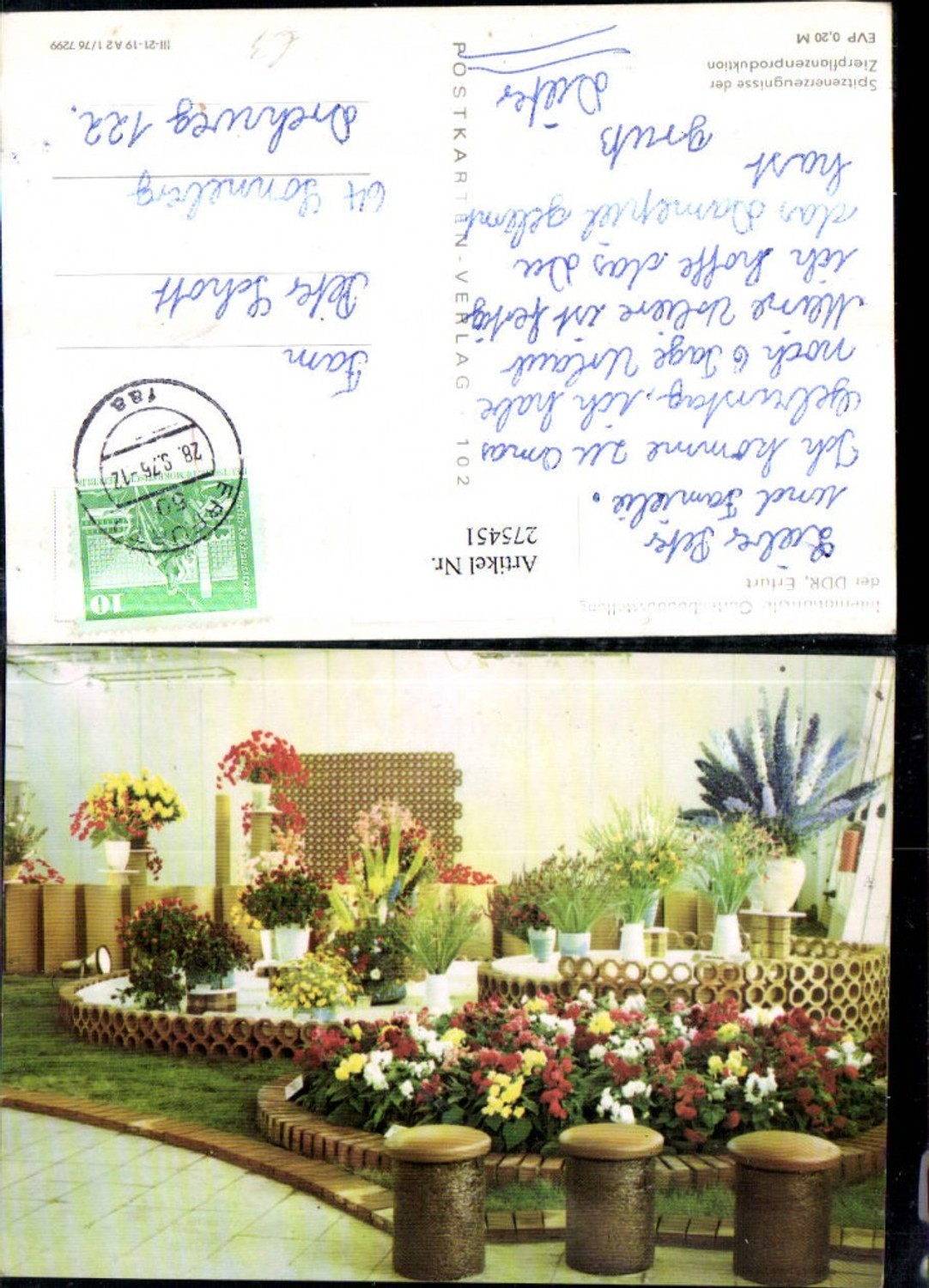 275451, Erfurt International Horticultural Exhibition Ornamental Plants Flowers