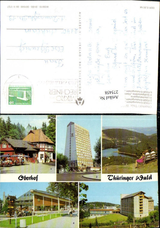 275458, Oberhof in Thuringia, Lütschetalsperre recreation homes, Oberer Hof restaurant, multi-view map