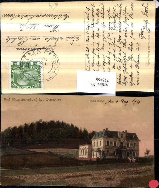 275466,Bad Kunnersdorf b. Oschitz Hotel Seidel