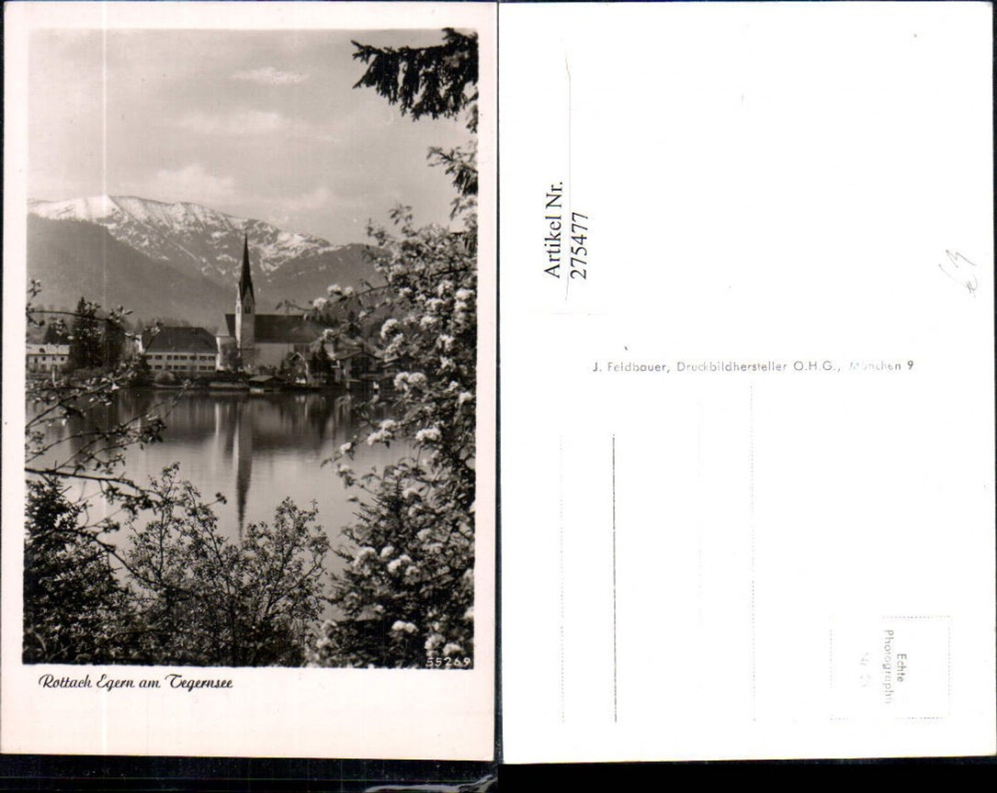 275477,Rottach Egern am Tegernsee Kirche Bergkulisse