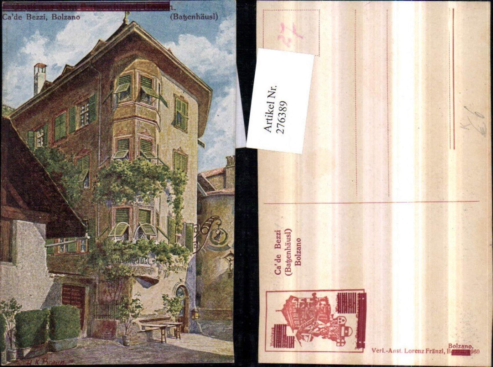 Alte Ansichtskarte – Old Postcard