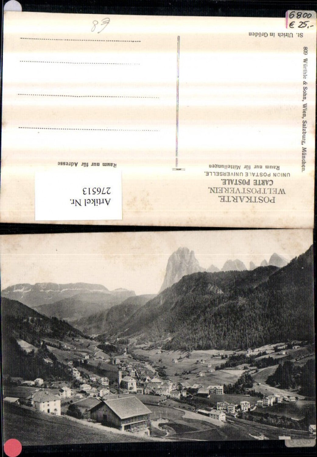 Alte Ansichtskarte – Old Postcard