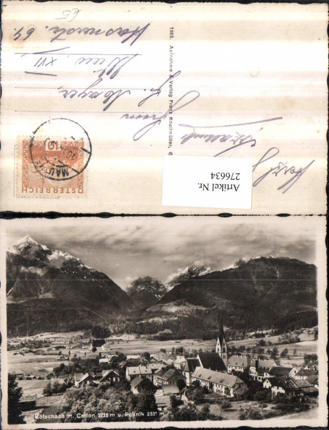 Alte Ansichtskarte – Old Postcard