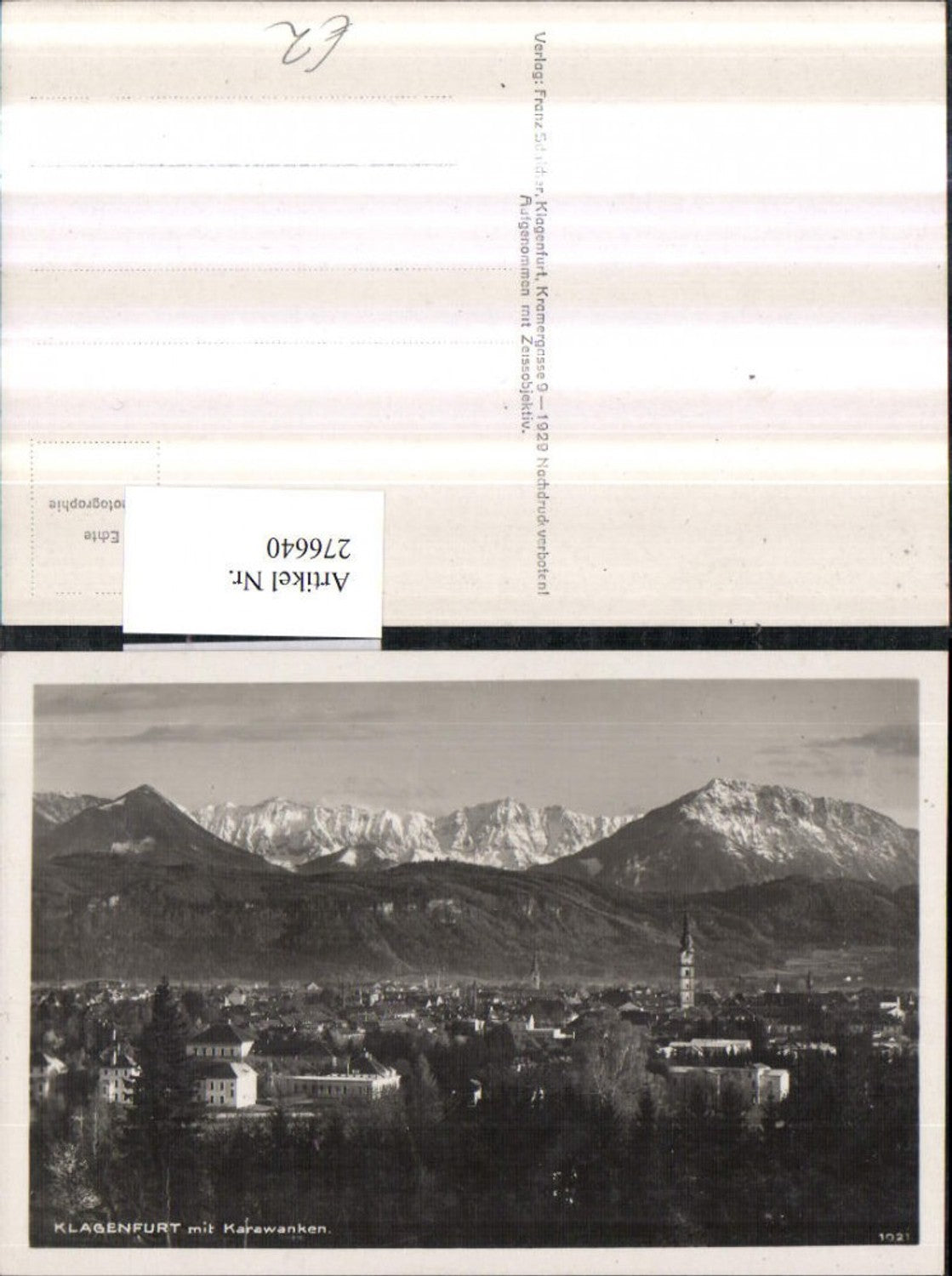 Alte Ansichtskarte – Old Postcard