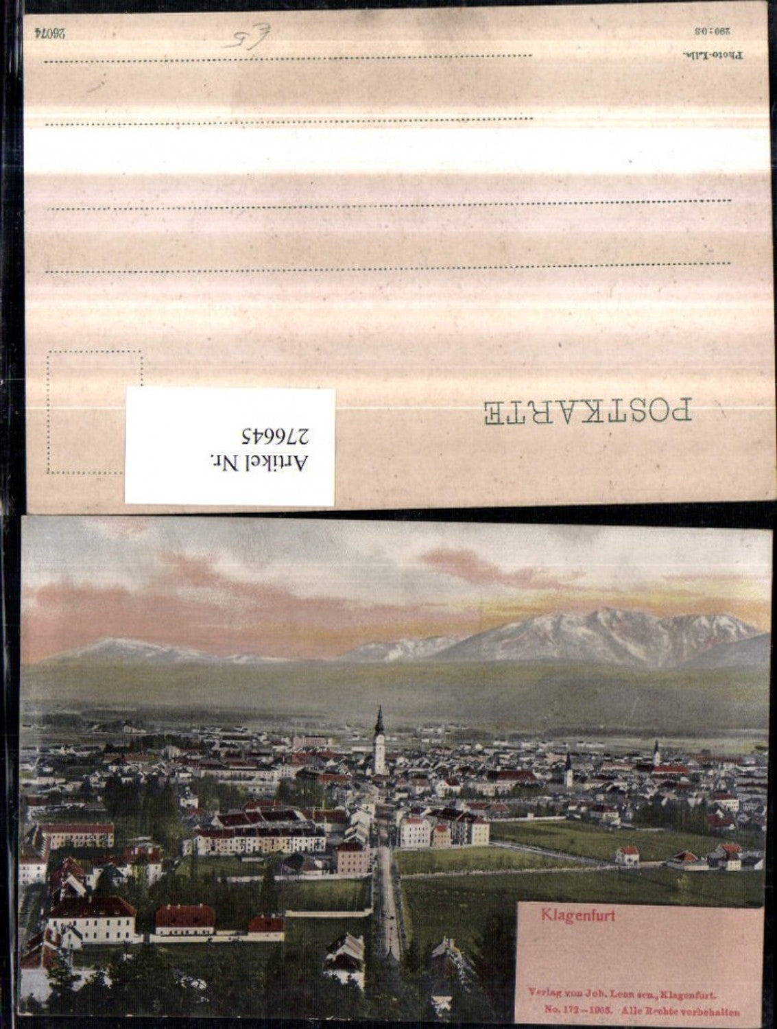 Alte Ansichtskarte – Old Postcard
