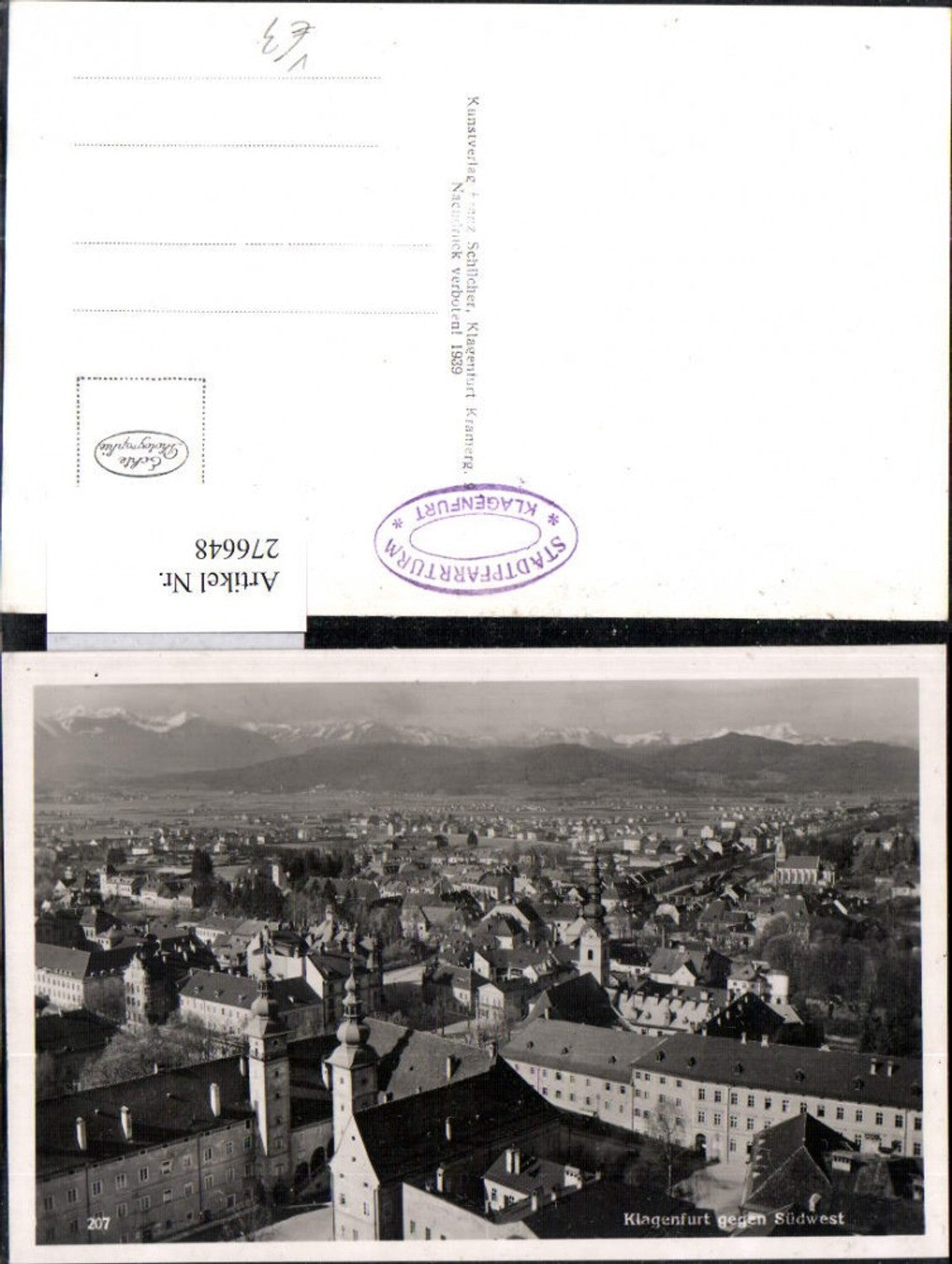 Alte Ansichtskarte – Old Postcard