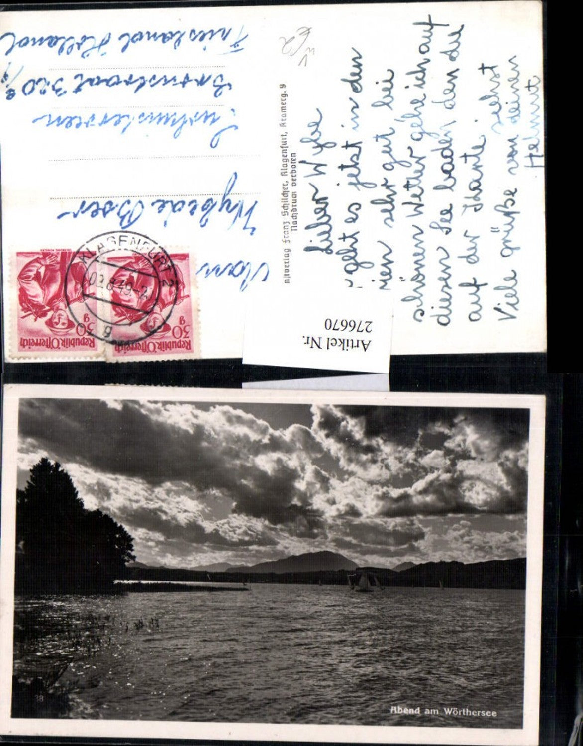 Alte Ansichtskarte – Old Postcard