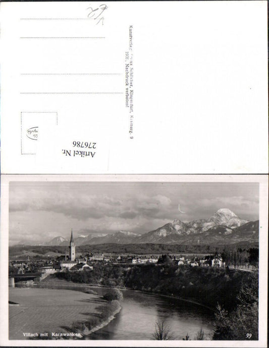 276786,Villach Totale m. Karawanken Bergkulisse pub Franz Schilcher 99