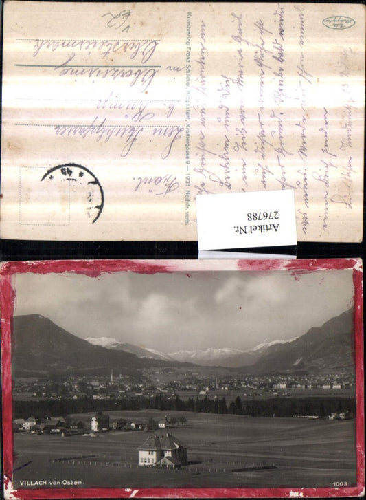 276788,Villach Totale von Osten pub Franz Schilcher 1003