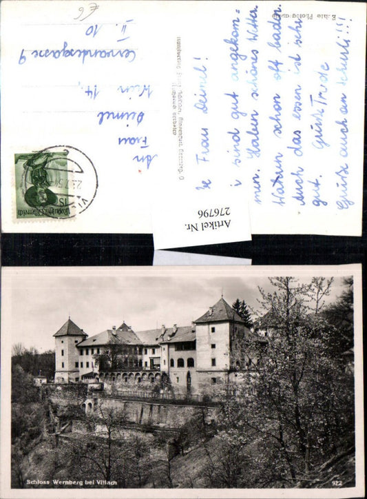 276796,Villach Schloss Wernberg pub Franz Schilcher 922