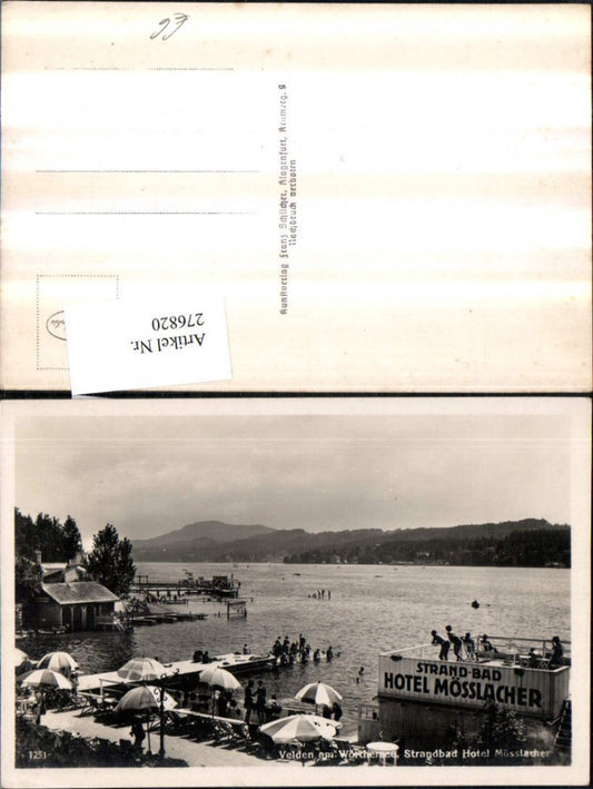 276820,Velden am Wörthersee Strandbad Hotel Müsslacher pub Franz Schilcher 1251