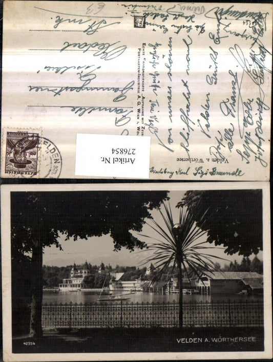 276854,Velden am Wörthersee Teilansicht Schloss