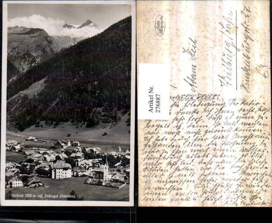 276887,Mallnitz Totale m. Ankogel Bergkulisse