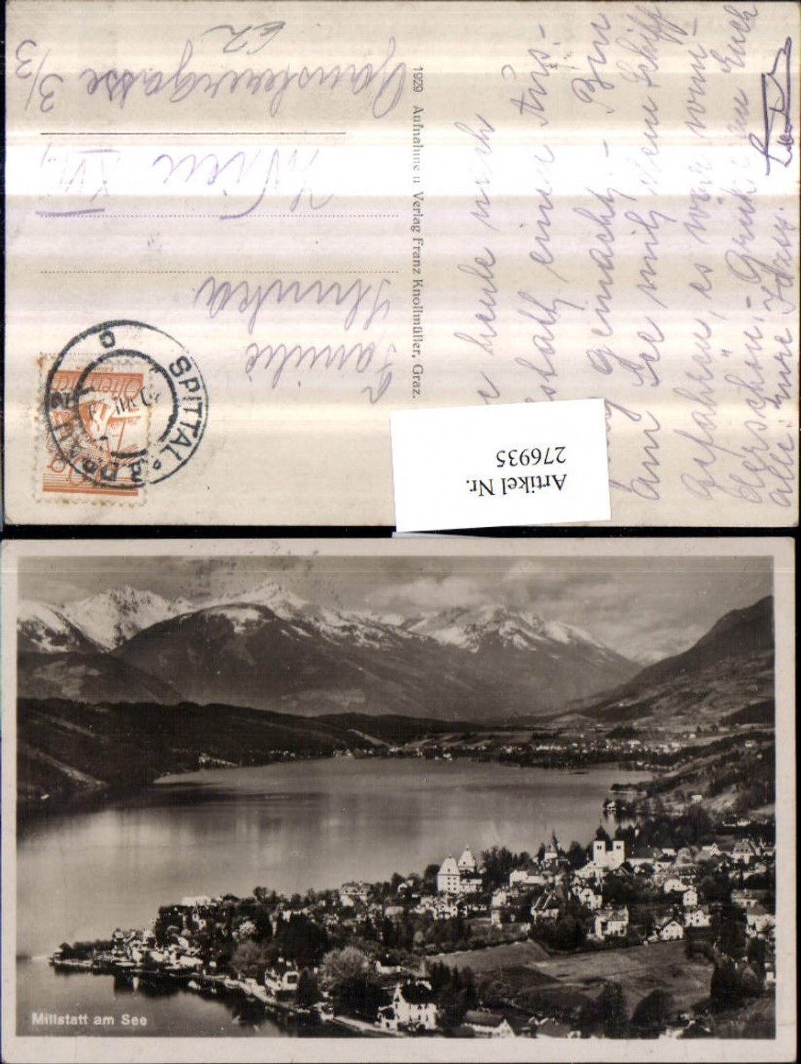 276935,Millstatt am See Totale Bergkulisse