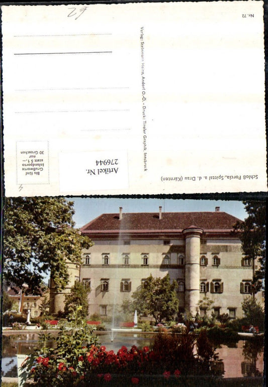 276944,Spittal an d. Drau Schloss Porcia Springbrunnen