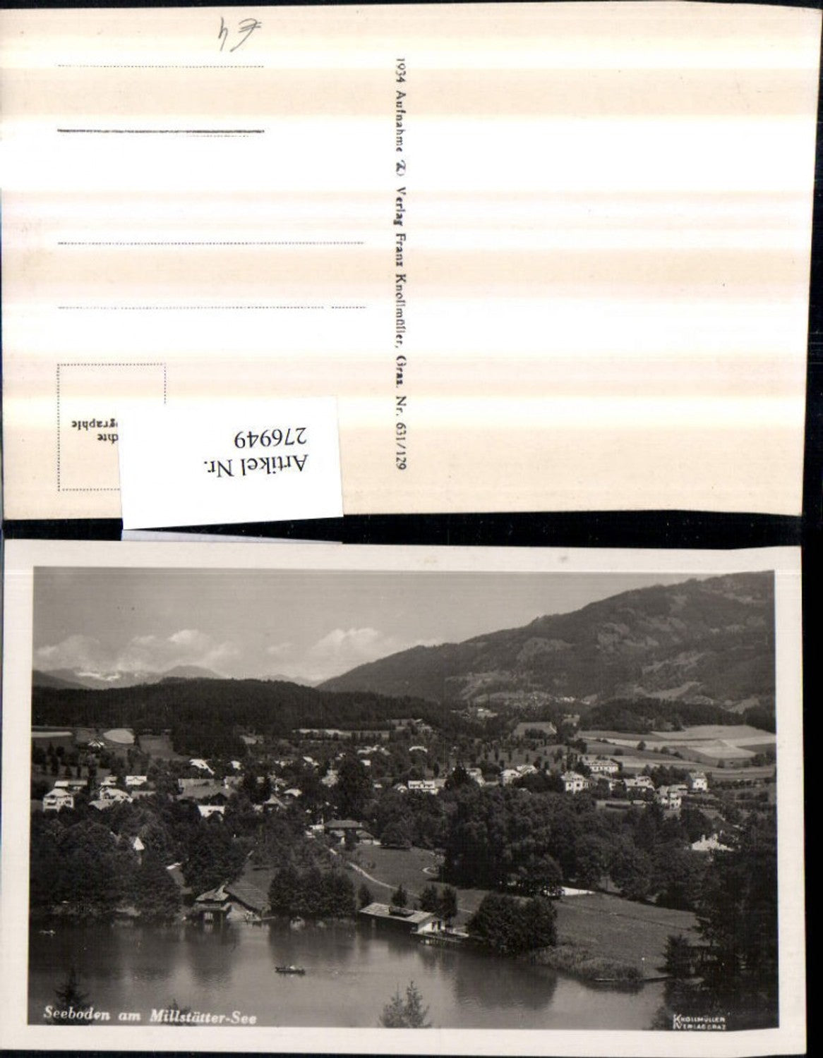 276949,Seeboden am Millstätter-See Totale