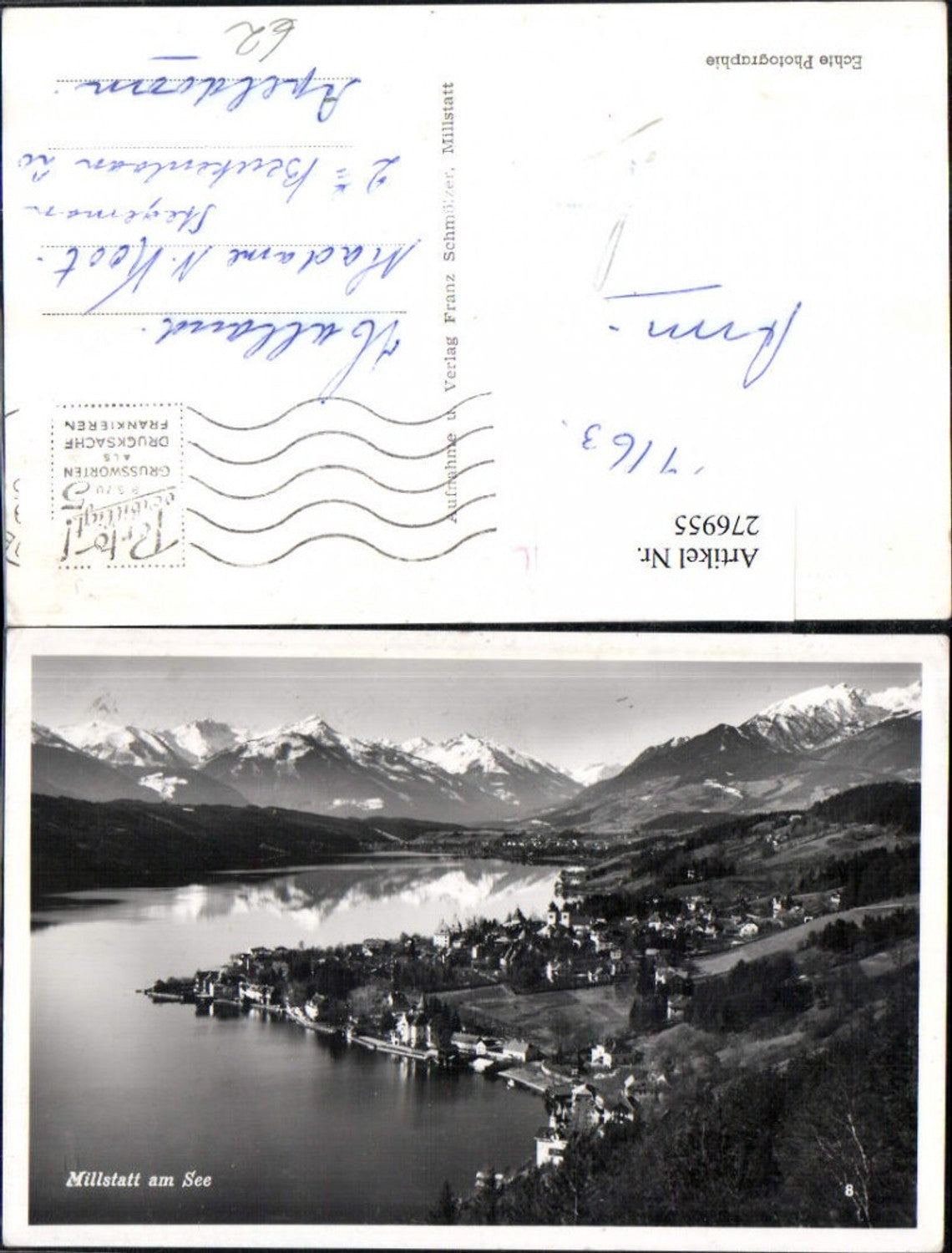 276955,Millstatt am See Totale Bergkulisse