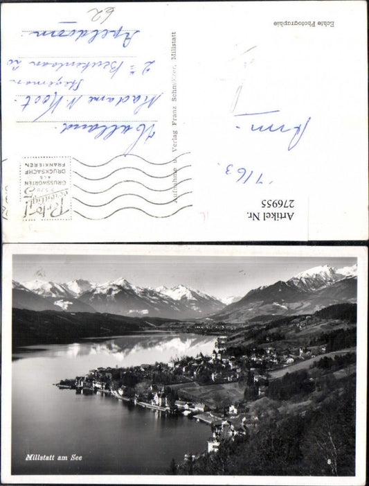 276955,Millstatt am See Totale Bergkulisse