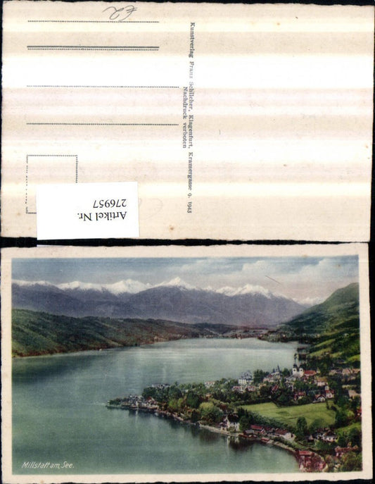 276957,Millstatt am See Totale Bergkulisse pub Franz Schilcher