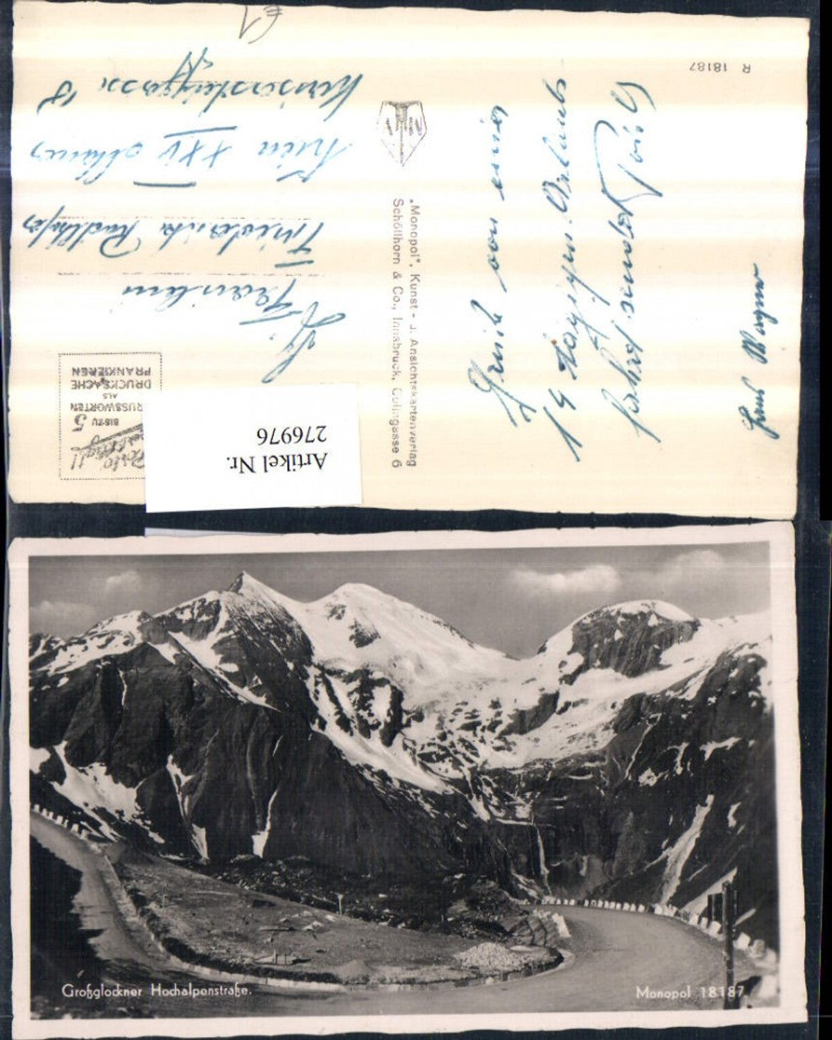 276976,Großglockner-Hochalpenstraße Bergkulisse b. Heiligenblut