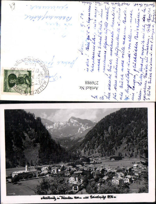 276988,Mallnitz Totale m. Geiselspitze Bergkulisse