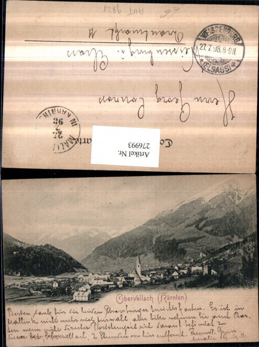 276993,Obervellach Totale Bergkulisse