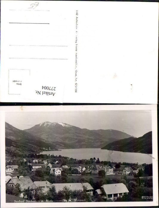 277004,Seeboden am Millstättersee Teilansicht m. Mirnock