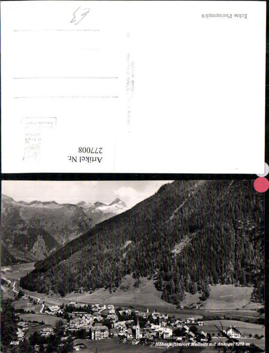 277008,Mallnitz Totale m. Ankogel Bergkulisse pub Franz Schilcher 4016