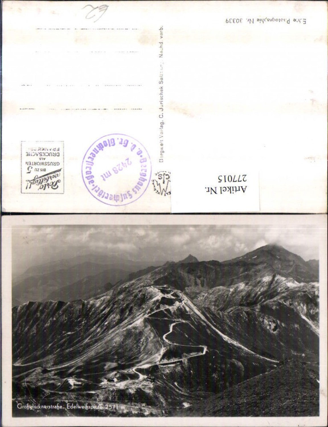 277015,Großglocknerstraße Edelweißspitze Bergkulisse b. Heiligenblut