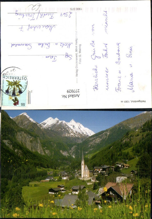 277029,Heiligenblut Totale m. Großglockner Bergkulisse