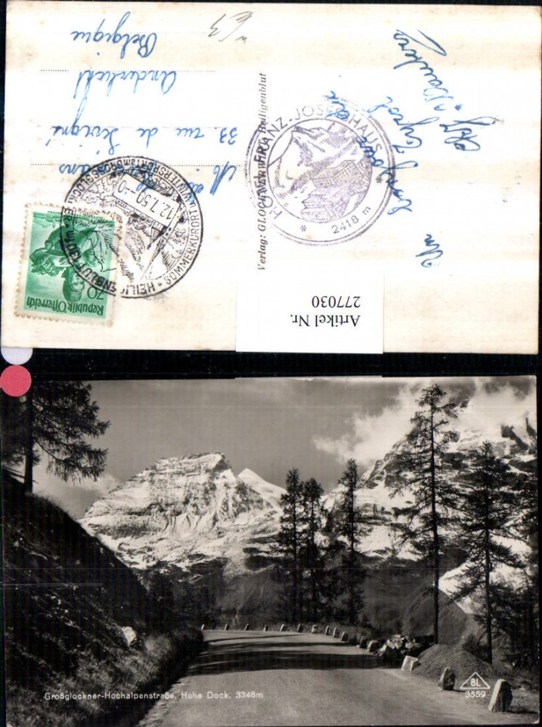 277030,Großglockner-Hochalpenstraße Hohe Dock Bergkulisse b. Heiligenblut