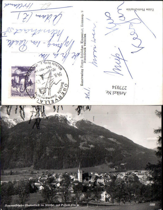 277034,Obervellach im Mölltal Totale m. Polinik pub Franz Schilcher 1333