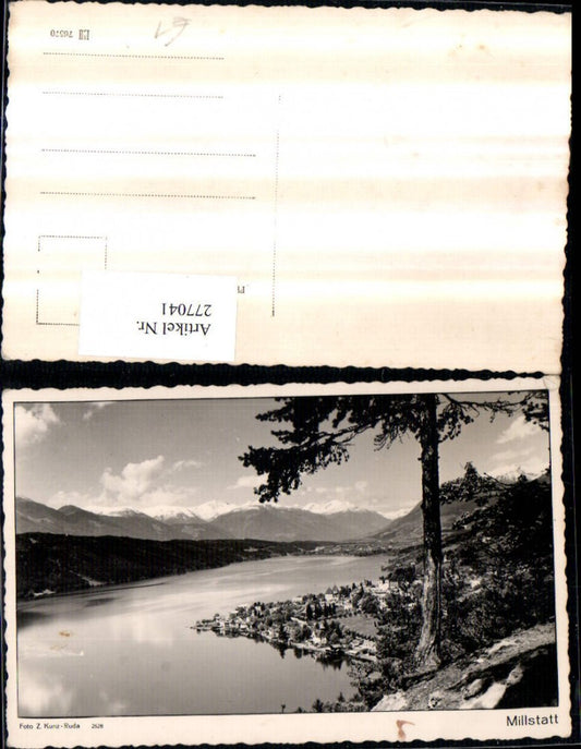 277041,Millstatt am See Totale Bergkulisse