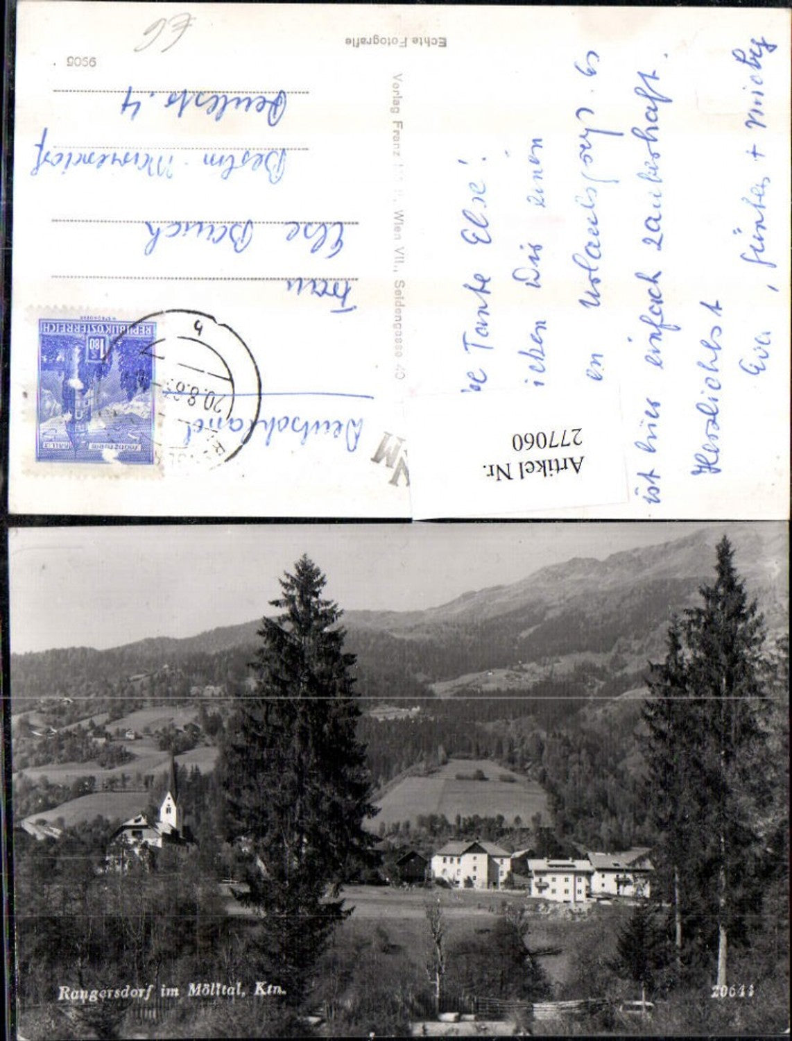 277060,Rangersdorf im Mölltal Teilansicht Kirche