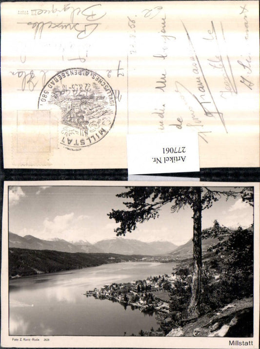 277061,Millstatt am See Totale Bergkulisse