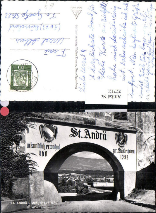 277121,St. Andrä im Lavanttal Stadttor Straßenansicht