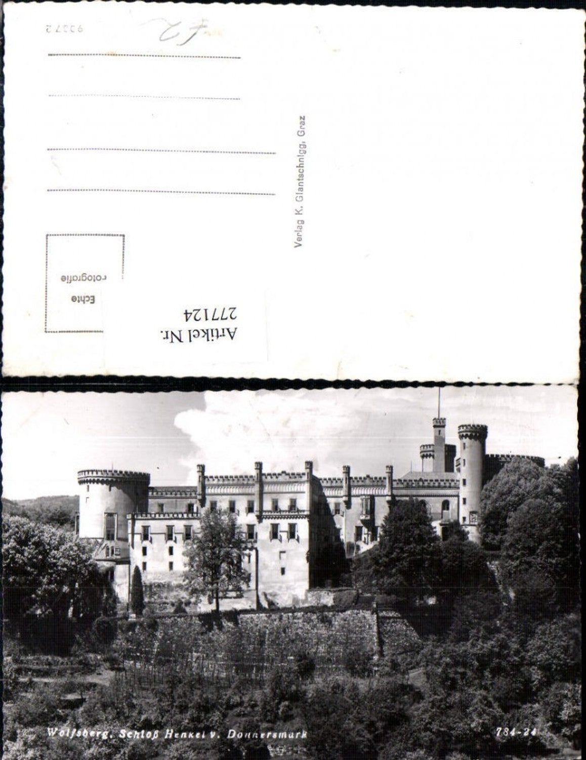 277124,Wolfsberg Schloss Heneckel von Donnersmark
