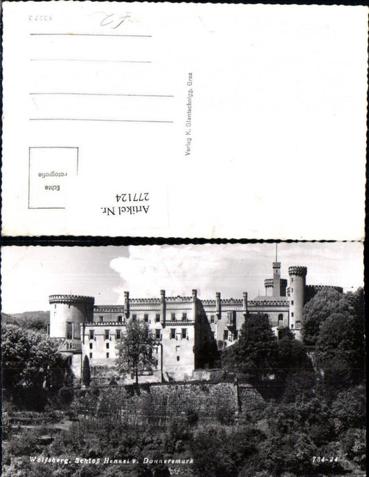 277124,Wolfsberg Schloss Heneckel von Donnersmark