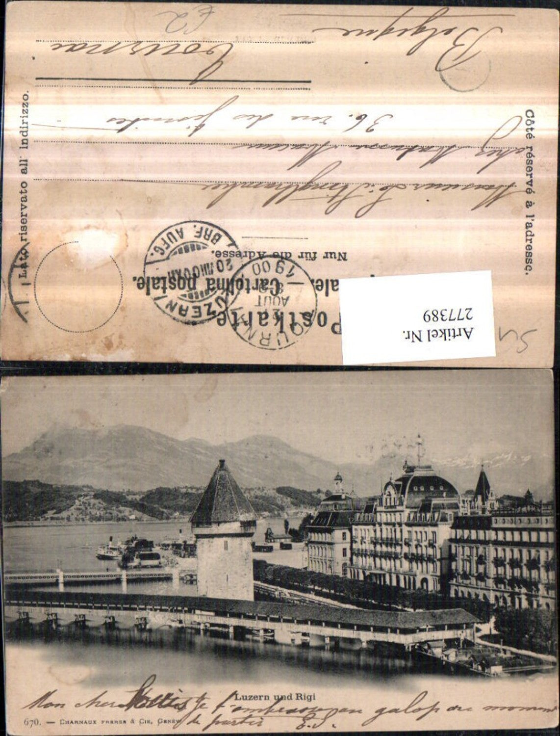 Alte Ansichtskarte – Old Postcard