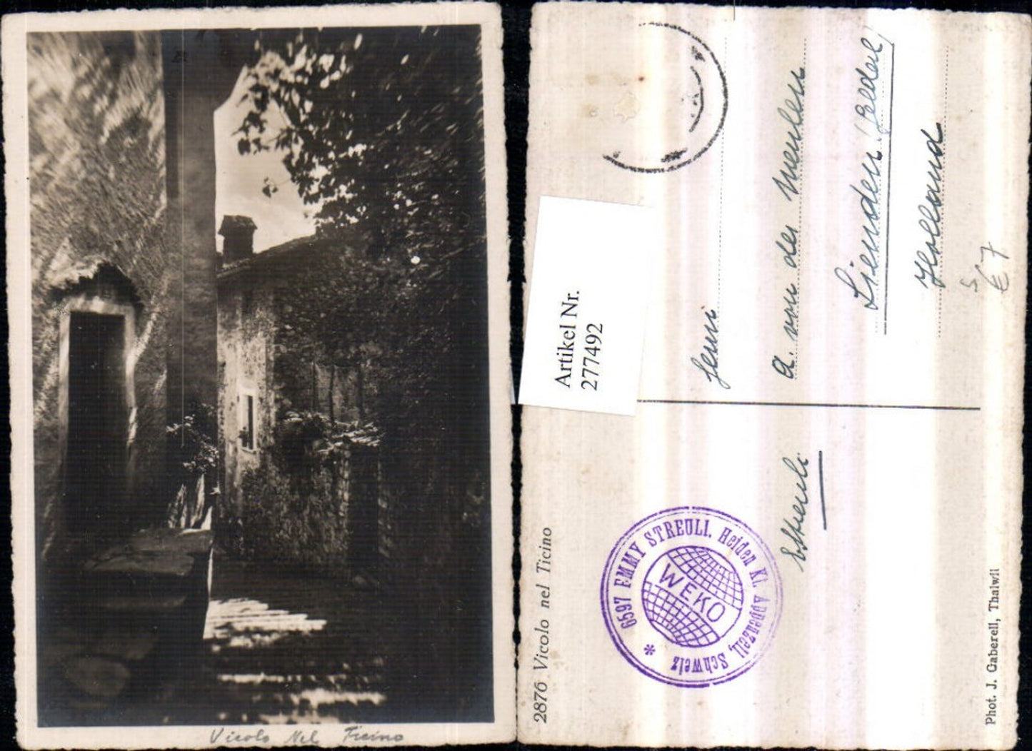 Alte Ansichtskarte – Old Postcard