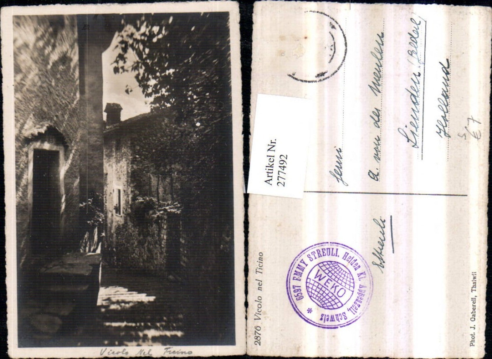 Alte Ansichtskarte – Old Postcard