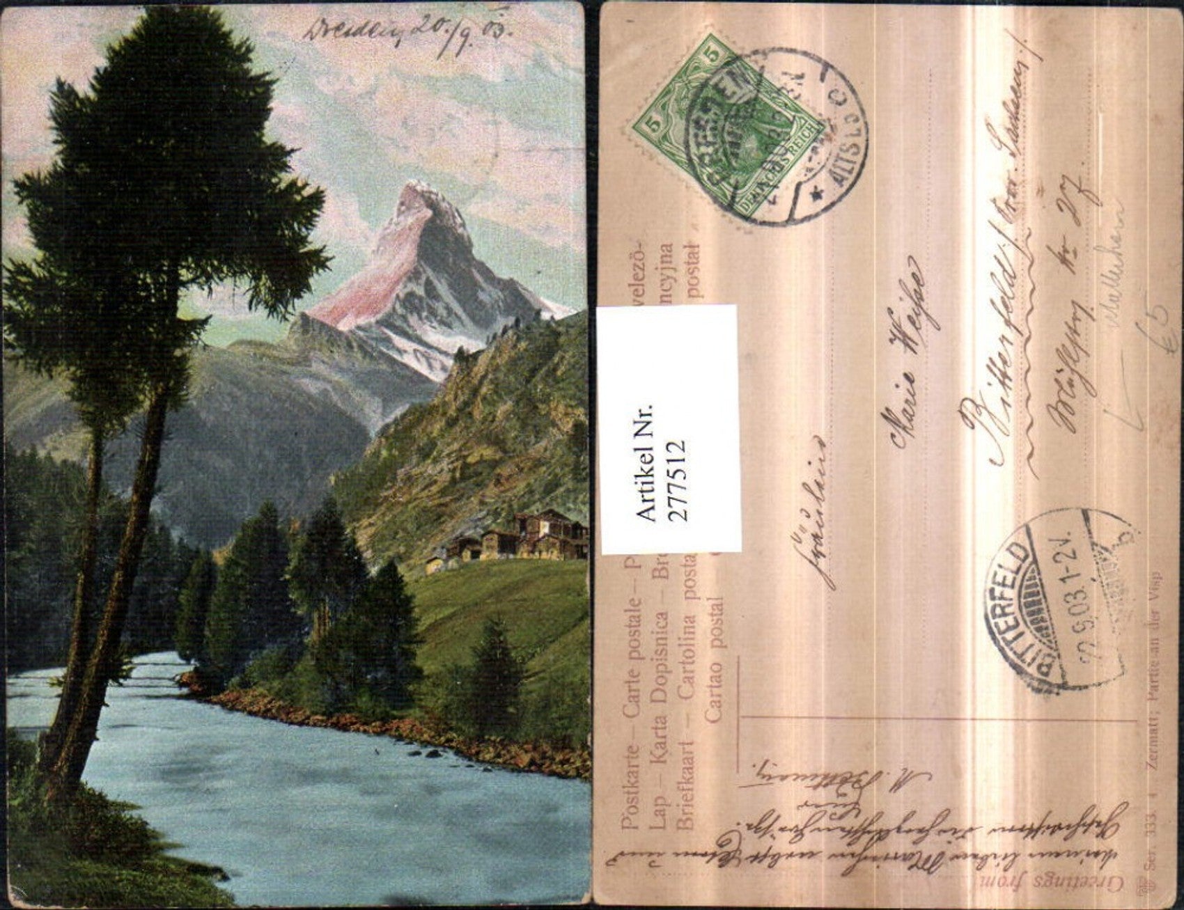 Alte Ansichtskarte – Old Postcard