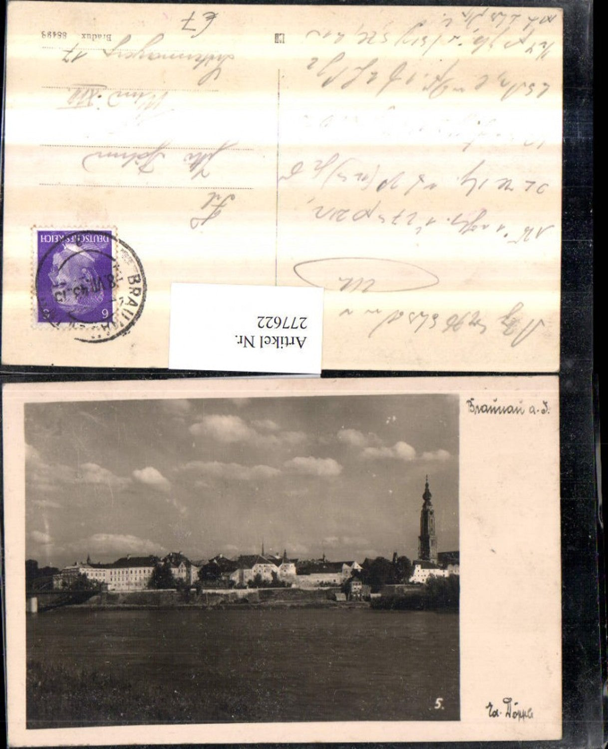 277622,Braunau am Inn Teilansicht Kirchenturm